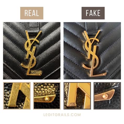 how to spot fake yves saint laurent bags|saint laurent bags real.